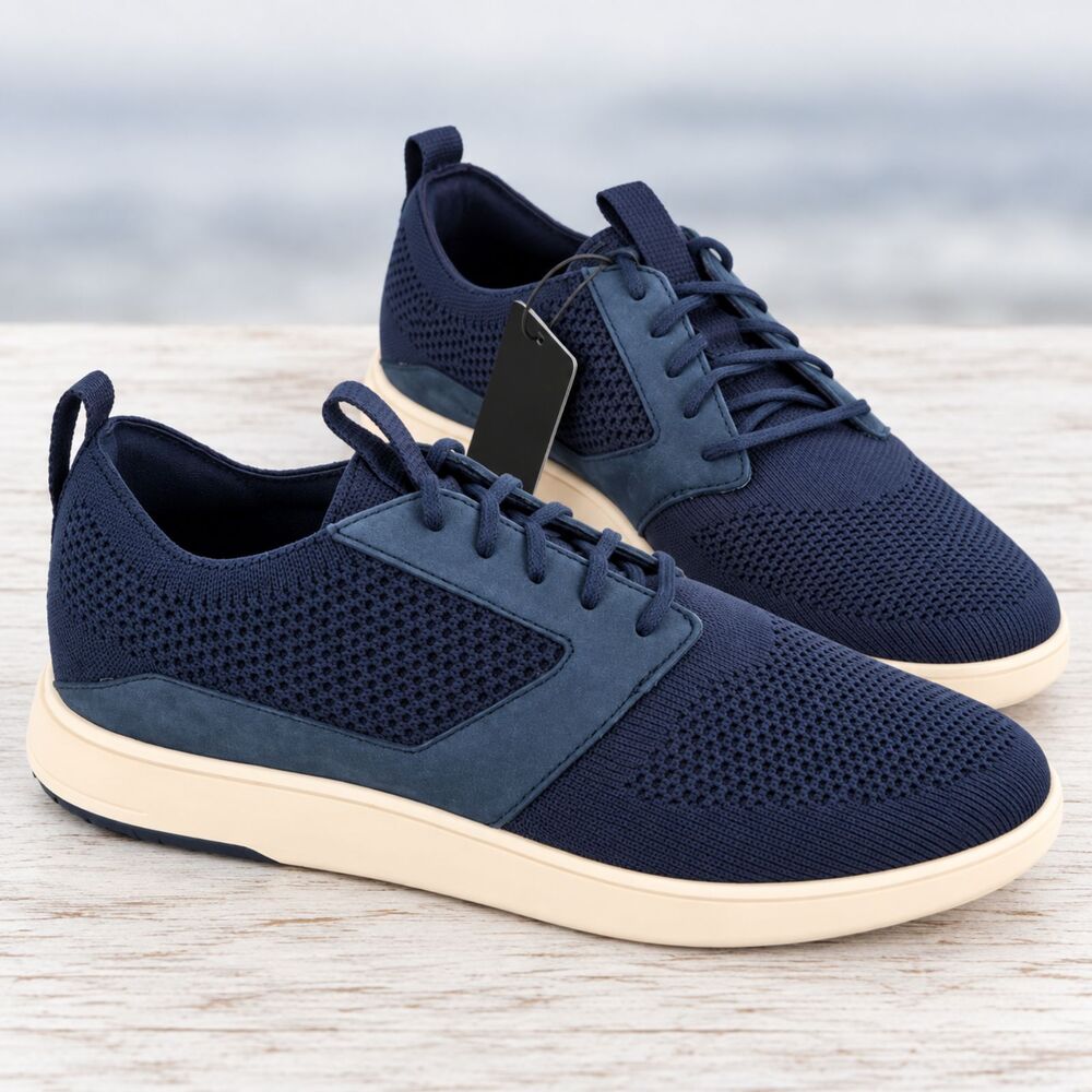 TravisMathew The Modern One Navy Knit Sneakers Men's 8 NWT